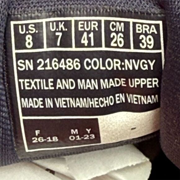 Skechers Gogamat Men's Go Walk Flex Remark Walking Shoes Navy Size 8 - Picture 10 of 14